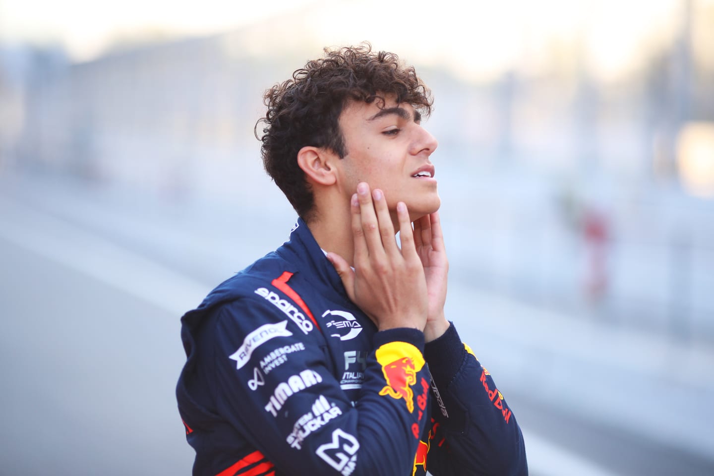 MONTMELO, SPAIN - OCTOBER 10: Arvid Lindblad of Great Britain and PREMA Racing (2) prepares to